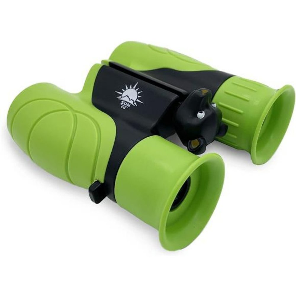 Kid's Binoculars with Fun Bear Head Focusing Knob | 8X Magnification Binoculars